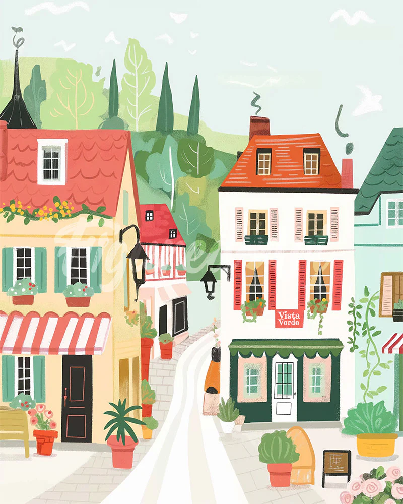 Diamond Painting - Green View Village
