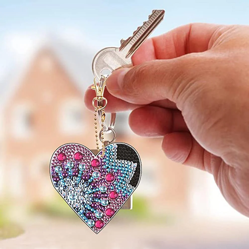 Diamond Painting Heart Pendant 5-piece Set 3 - Image 4