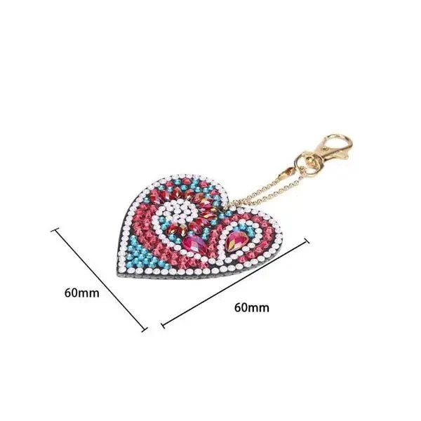 Diamond Painting Heart Pendant 5-piece Set 3 - Image 5