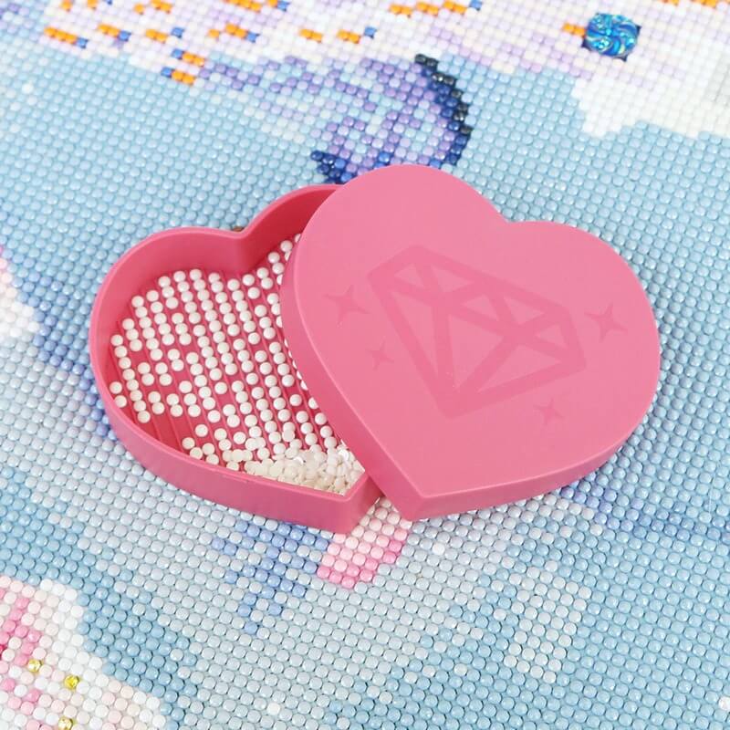 Diamond Painting heart-shaped organizational tray accessory - Image 7