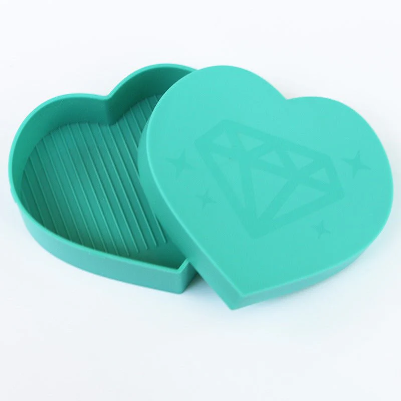 Diamond Painting heart-shaped organizational tray accessory - Image 9