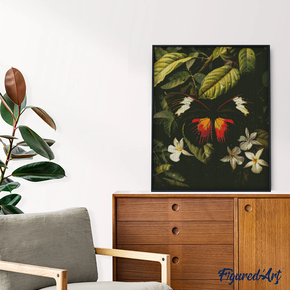 Diamond Painting - Heliconius Erato Butterfly - Image 2