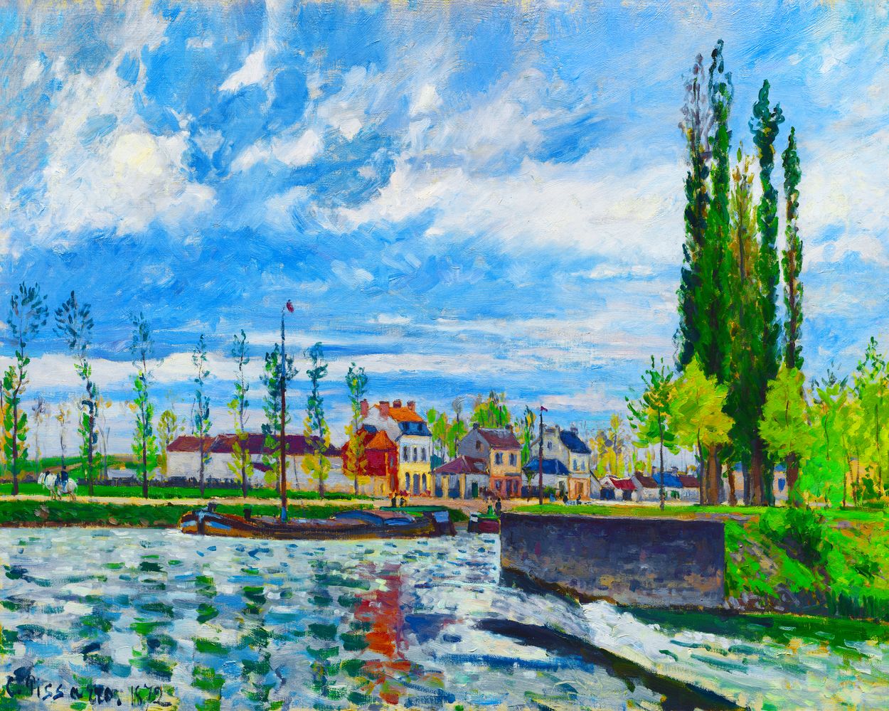 Diamond Painting - L'Ecluse à Pontoise - Camille Pissarro