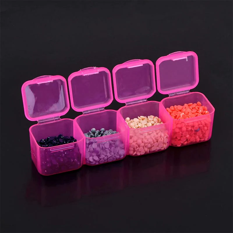 Diamond Painting L Storage Box with 28 colorful compartments accessories - Image 5