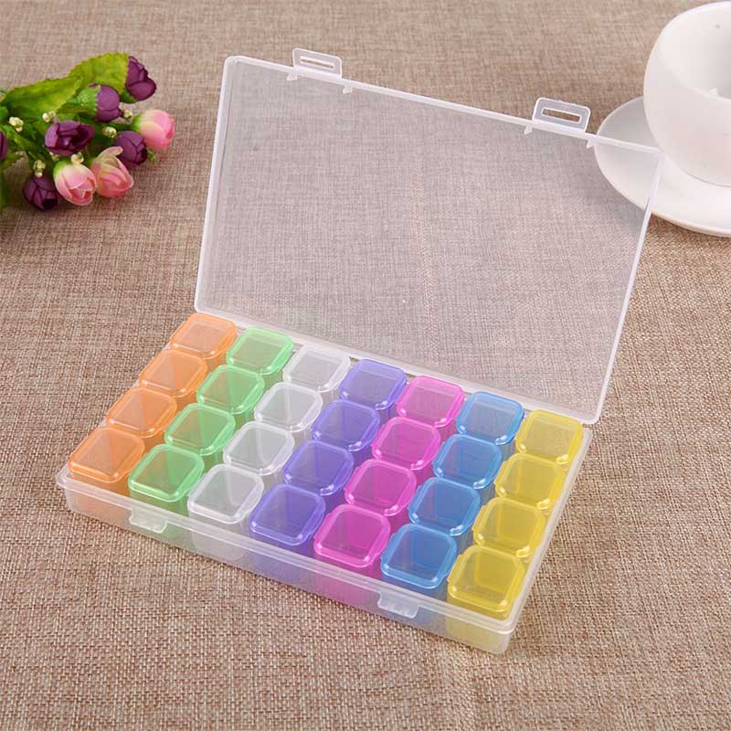 Diamond Painting L Storage Box with 28 compartments colorful Accessories - Image 2