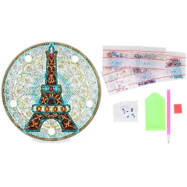 Diamond Painting LED Lamp Eiffel Tower - Image 3