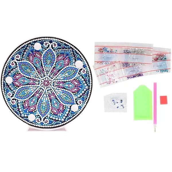 Diamond Painting LED Lamp Mandala Flower - Image 7