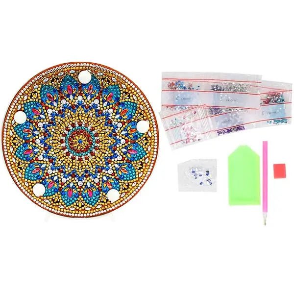 Diamond Painting LED Lamp Mandala Star - Image 7
