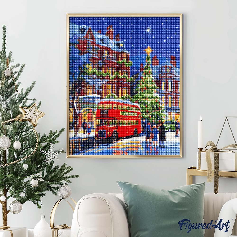 Diamond Painting - London Christmas Street - Image 2