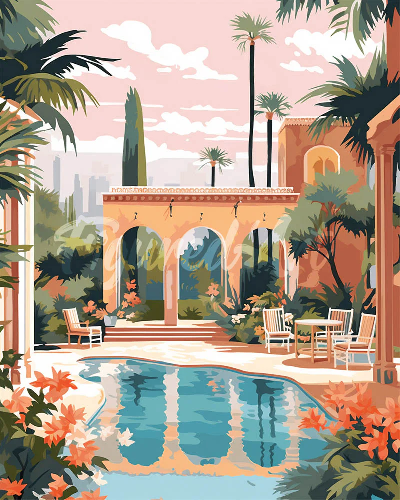Diamond Painting - Luxury Marrakesh Villa