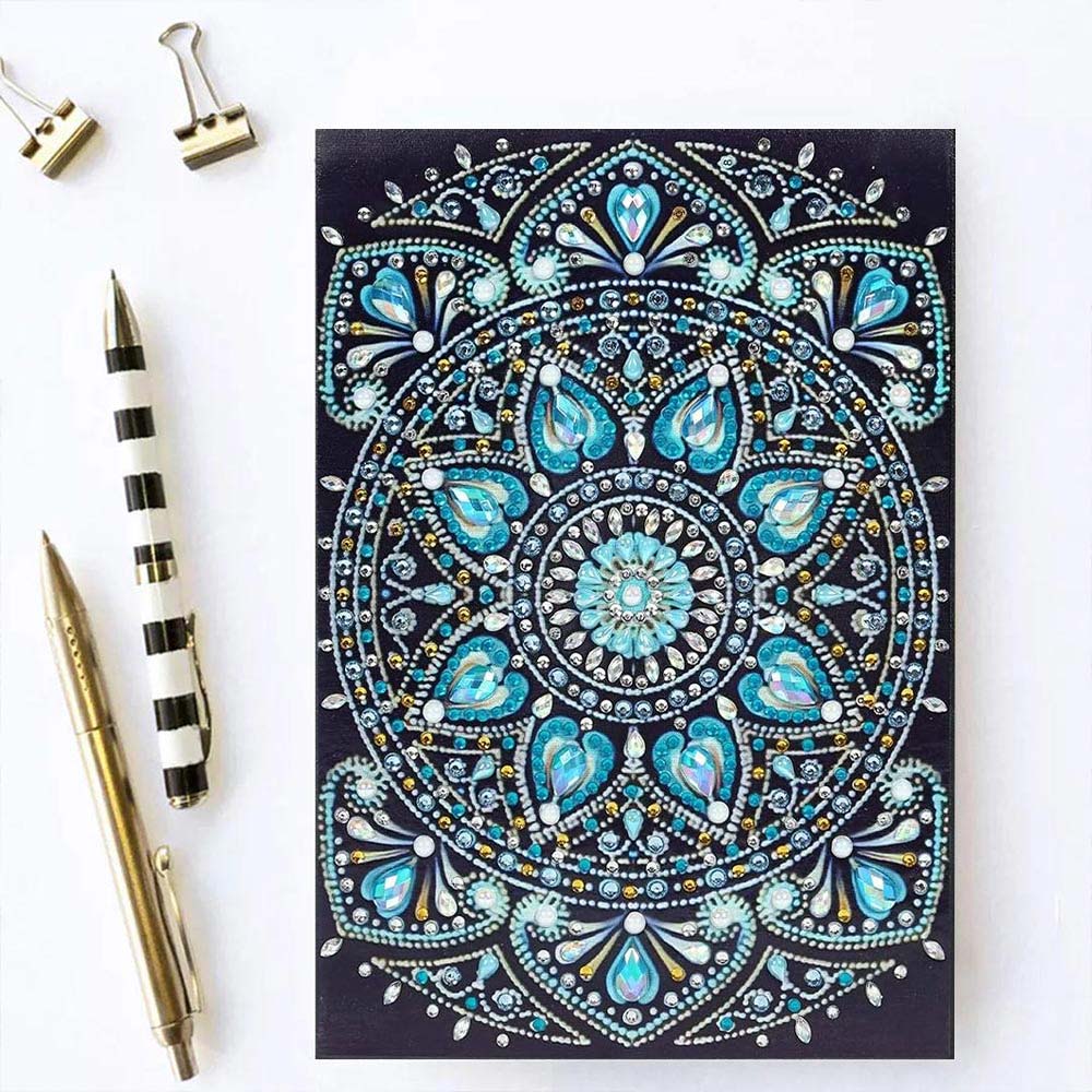 Diamond Painting Notebook Blue Diamonds - Image 2