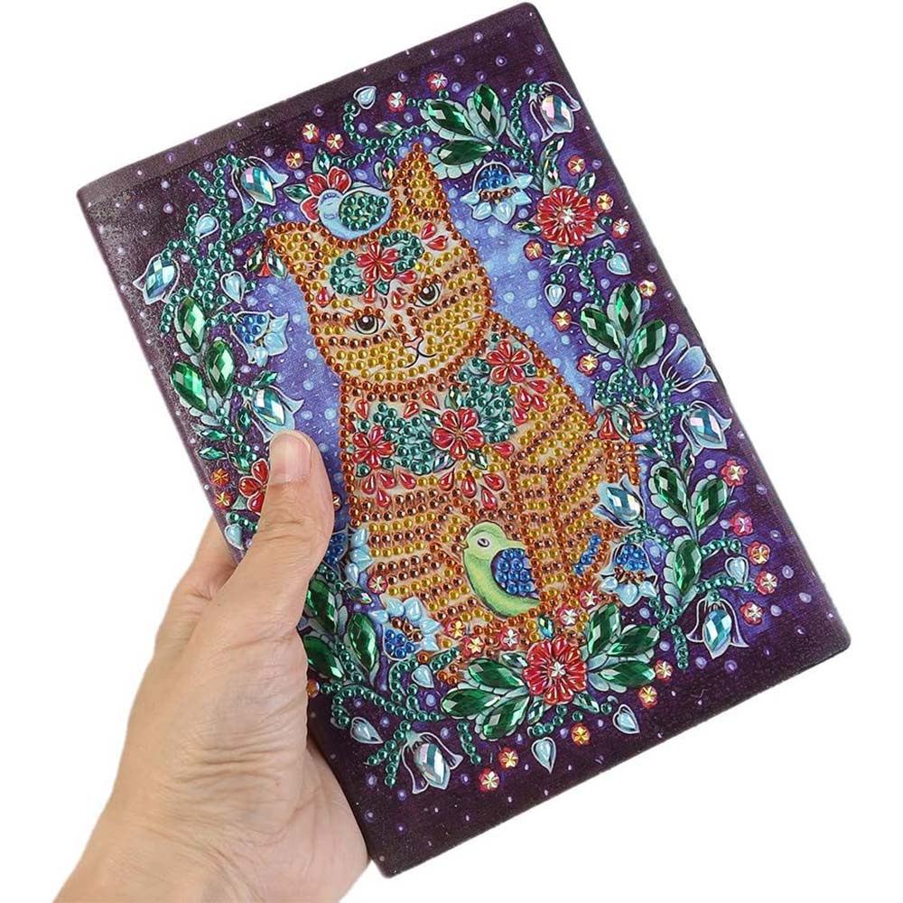 Diamond Painting Notebook Cat - Image 6