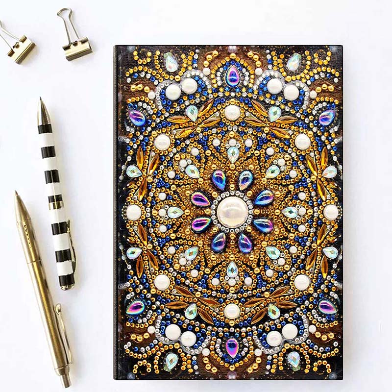 Diamond Painting Notebook Mandala design - Image 2
