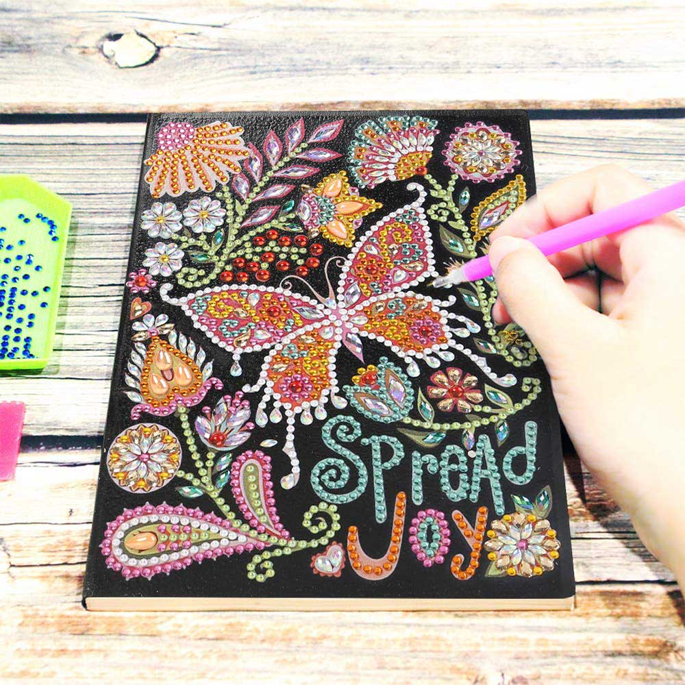 Diamond Painting Notebook Spread Joy - Image 4