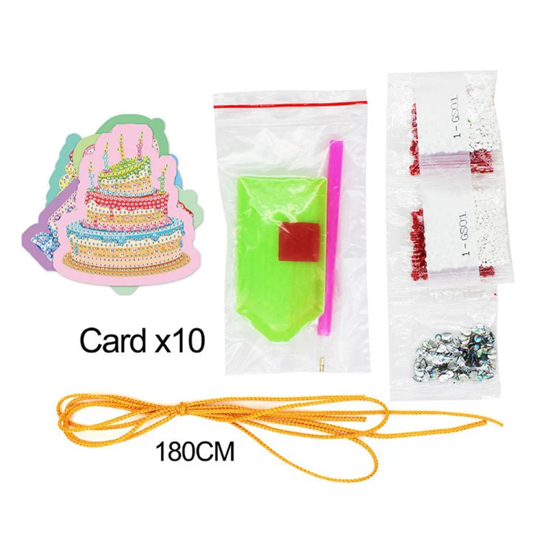 Diamond Painting Pendant 10 Piece Set - Image 6