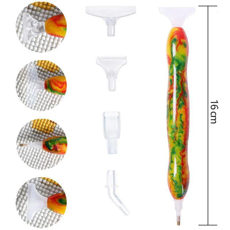 Diamond Painting Premium Ergonomic Pen Green Accessory - Image 5