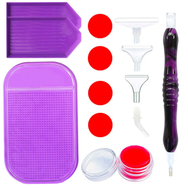 Diamond Painting Premium Pen Dark Purple 5 Variations - Image 5
