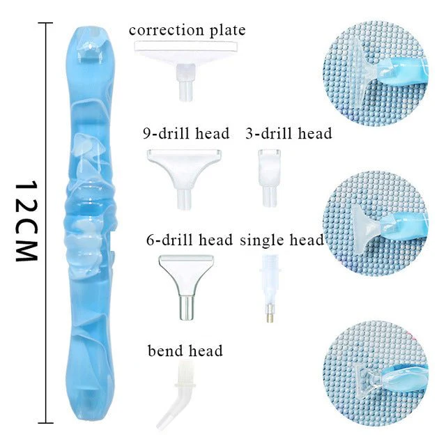 Diamond Painting Premium Pen Light Blue 5 Variants - Image 3