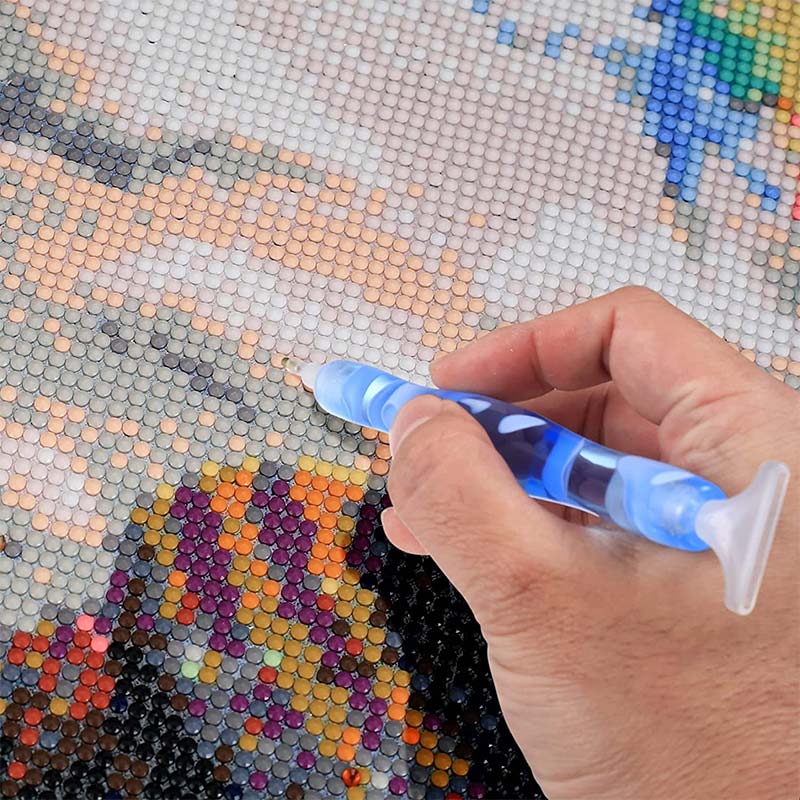 Diamond Painting Premium Pen Waves Light Blue 5 Variants - Image 2
