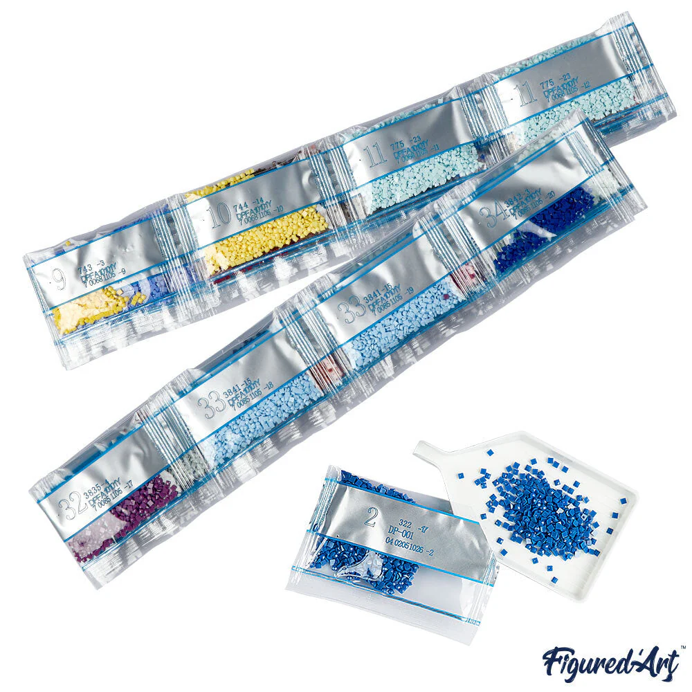 Diamond Painting - Sakura Railway by the Ocean - Image 7