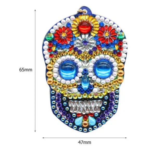 Diamond Painting Skull Pendant 4 Piece Set - Image 5