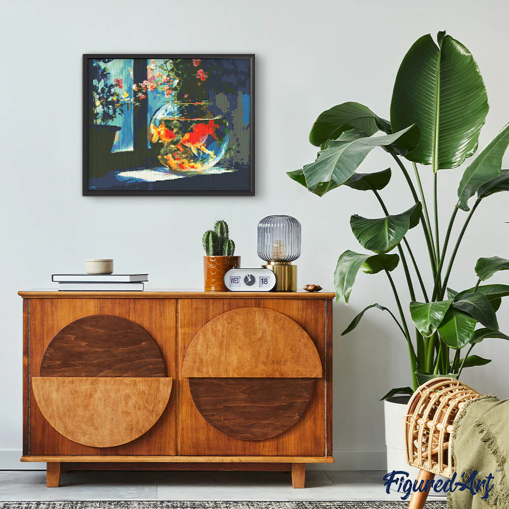 Diamond Painting - Sunlit Fishbowl - Image 2