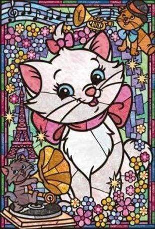 Diamond Painting - The Aristocats Stained Glass