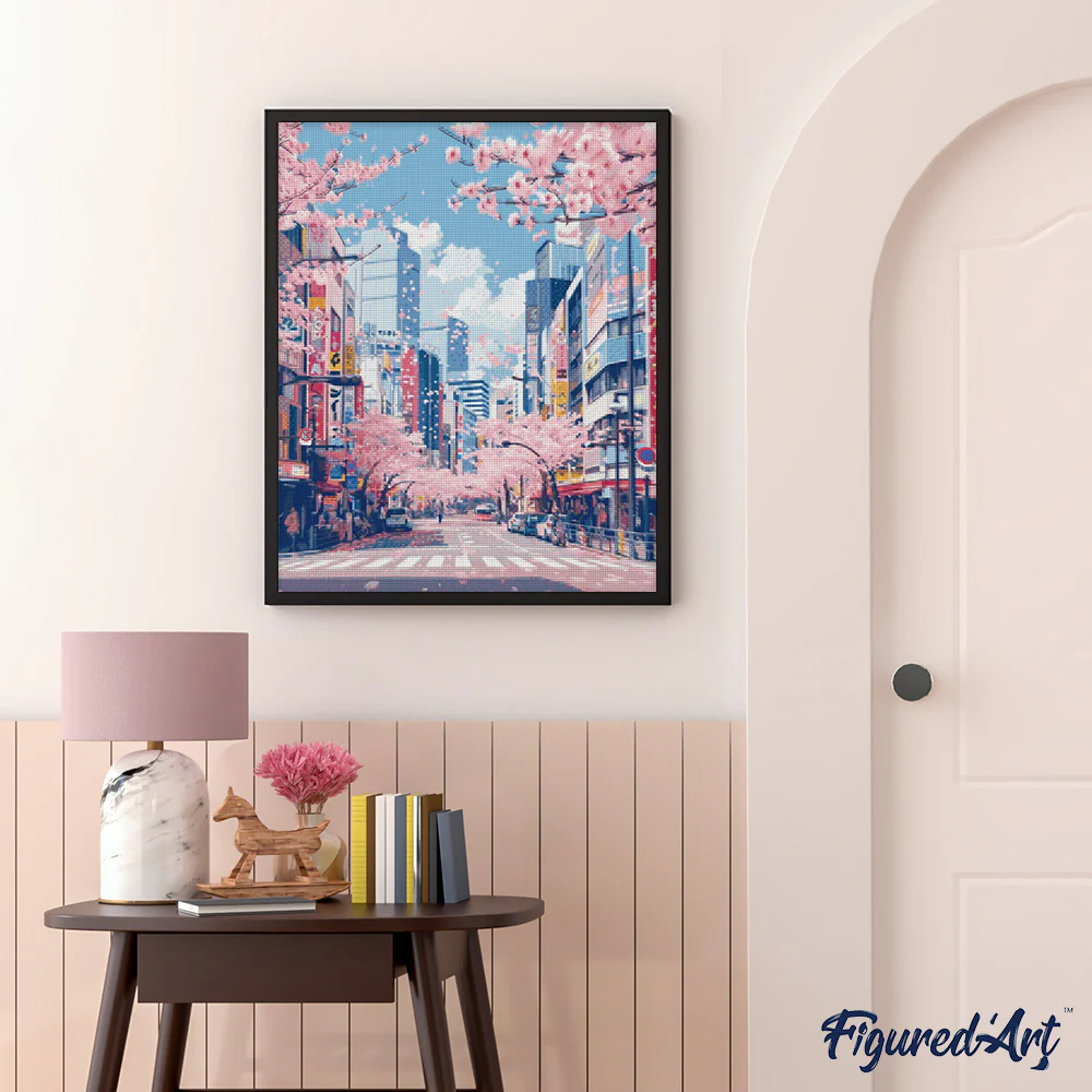 Diamond Painting - Tokyo Cherry Blossoms - Image 2