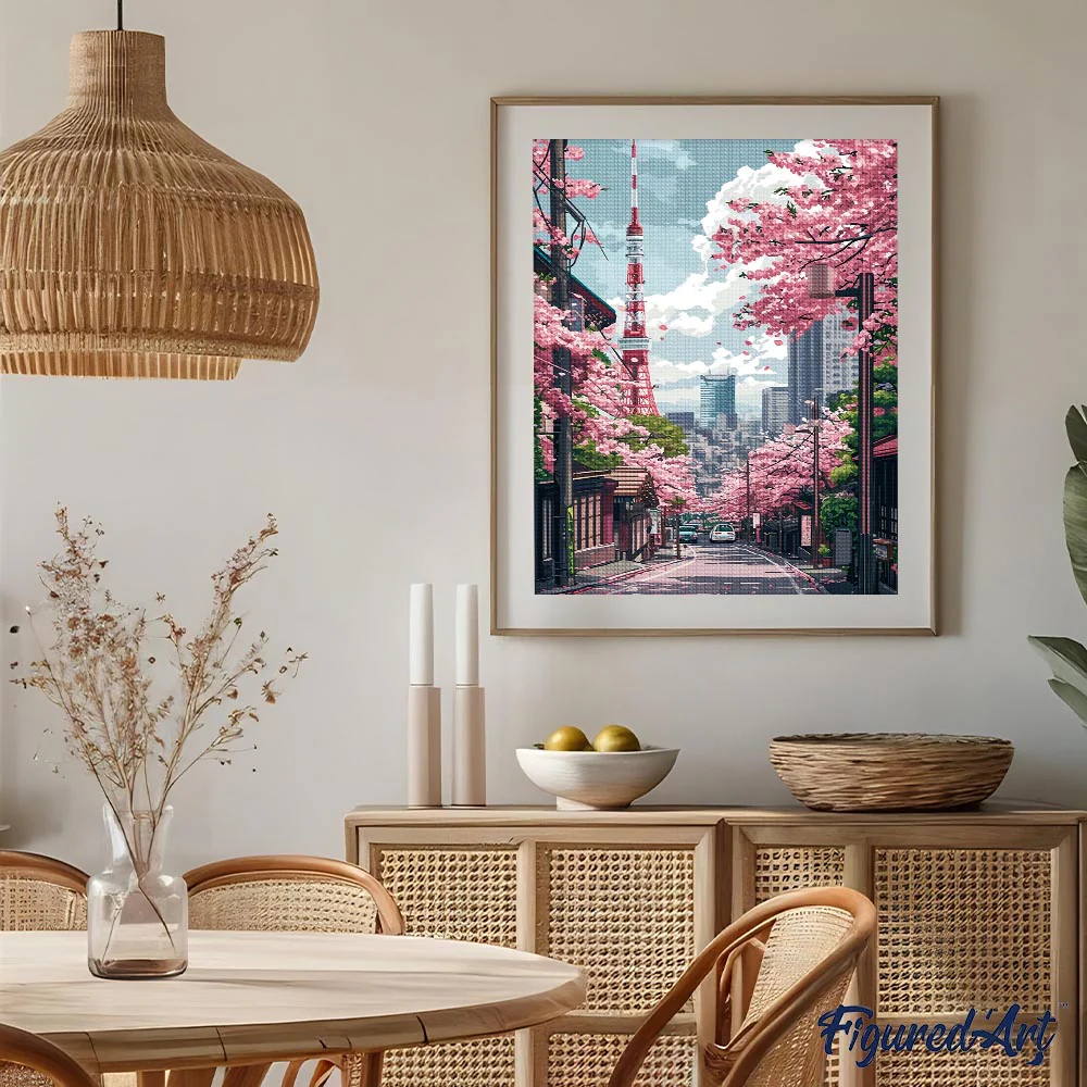 Diamond Painting - Tokyo Sakura Street - Image 2