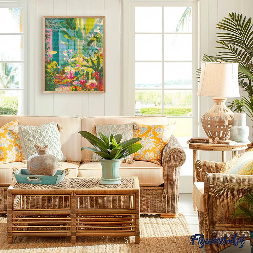 Diamond Painting - Tropical Doorway - Image 2