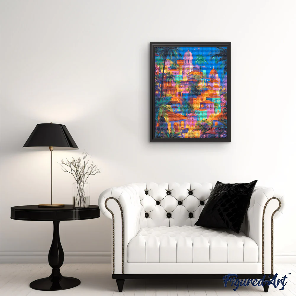 Diamond Painting - Tropical Dream City - Image 2