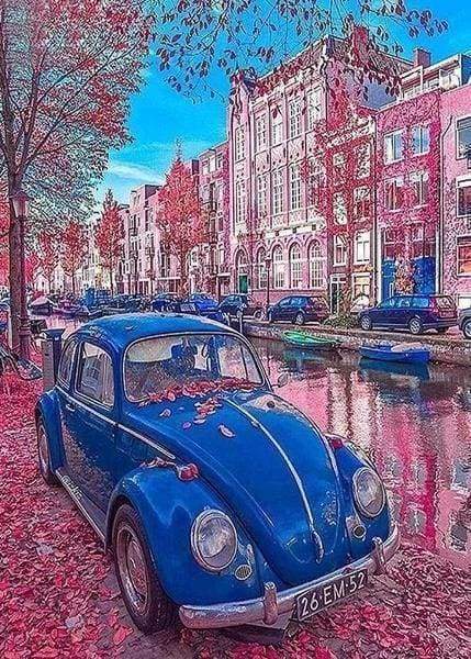 Diamond Painting - Vintage Car in Paris