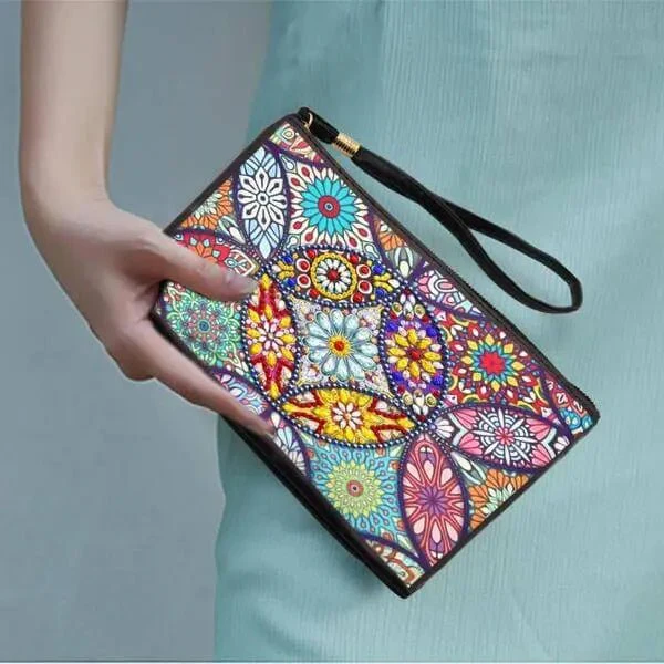 Diamond Painting Wrist Bag Flowers - Image 4