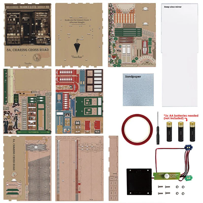 DIY Book Nook Kit - 84 Charing Cross Road - Image 8