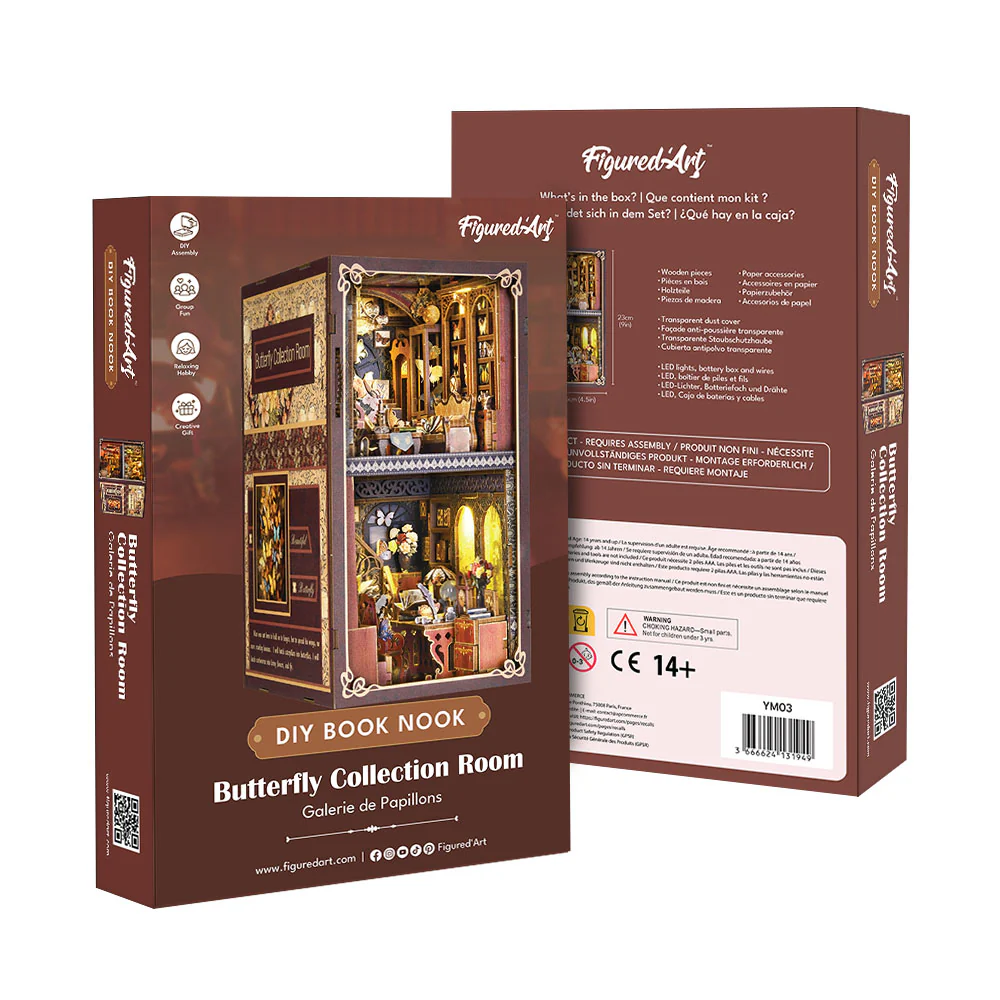 DIY Book Nook Kit - Butterfly Collection Room - Image 2