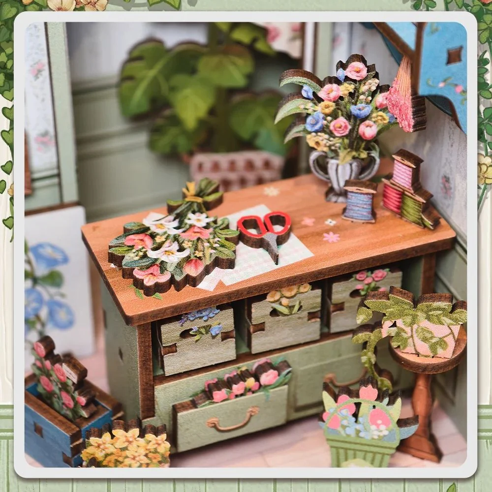 DIY Book Nook Kit - Champs-Élysées Florist - Image 8