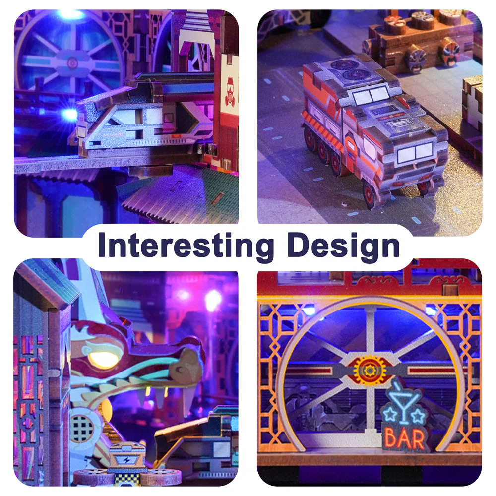 DIY Book Nook Kit - Cyber City - Image 7
