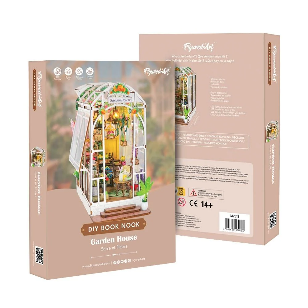 DIY Book Nook Kit - Garden House - Image 2