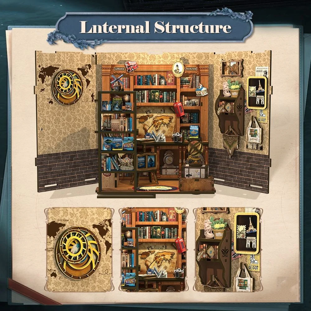 DIY Book Nook Kit - Journey Trace Bookshop - Image 10