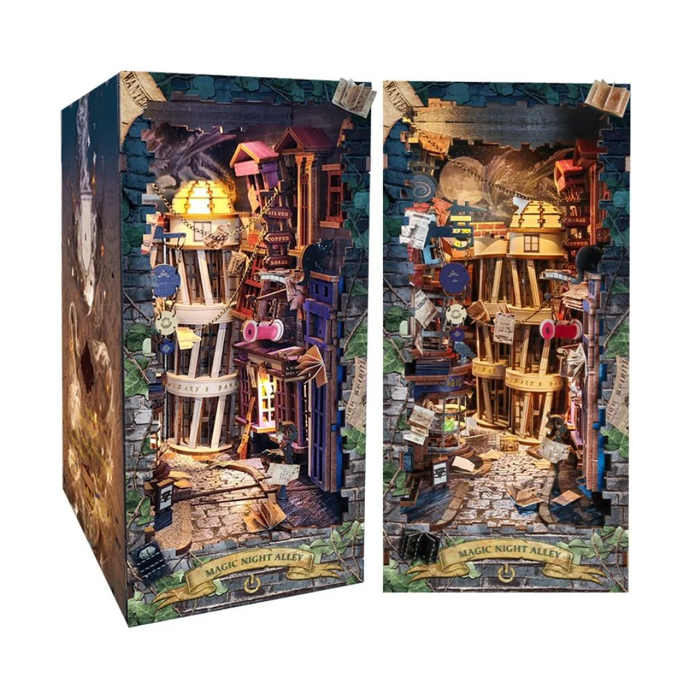 DIY Book Nook Kit - Magic Night Alley - Image 2