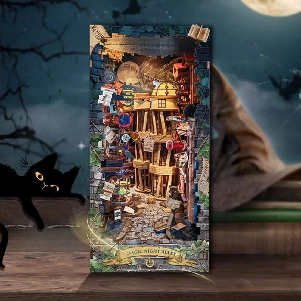 DIY Book Nook Kit - Magic Night Alley - Image 3