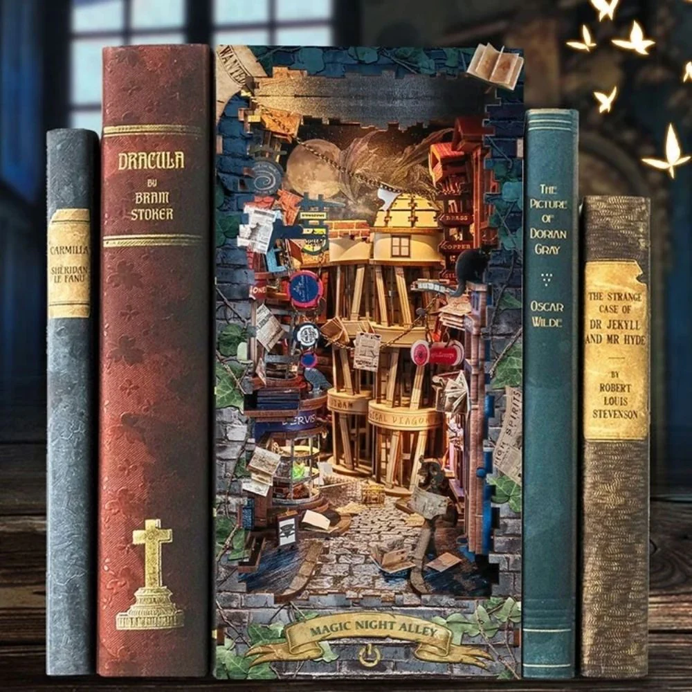 DIY Book Nook Kit - Magic Night Alley - Image 6