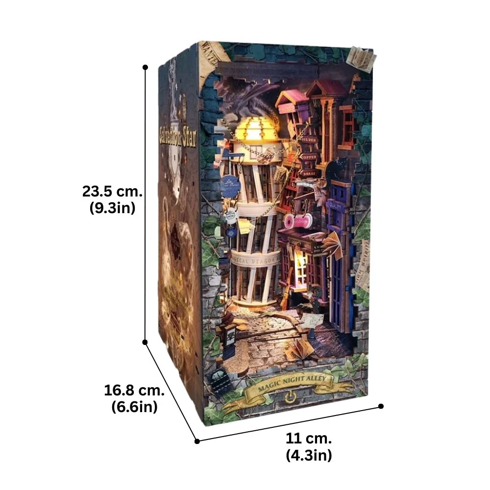 DIY Book Nook Kit - Magic Night Alley - Image 7