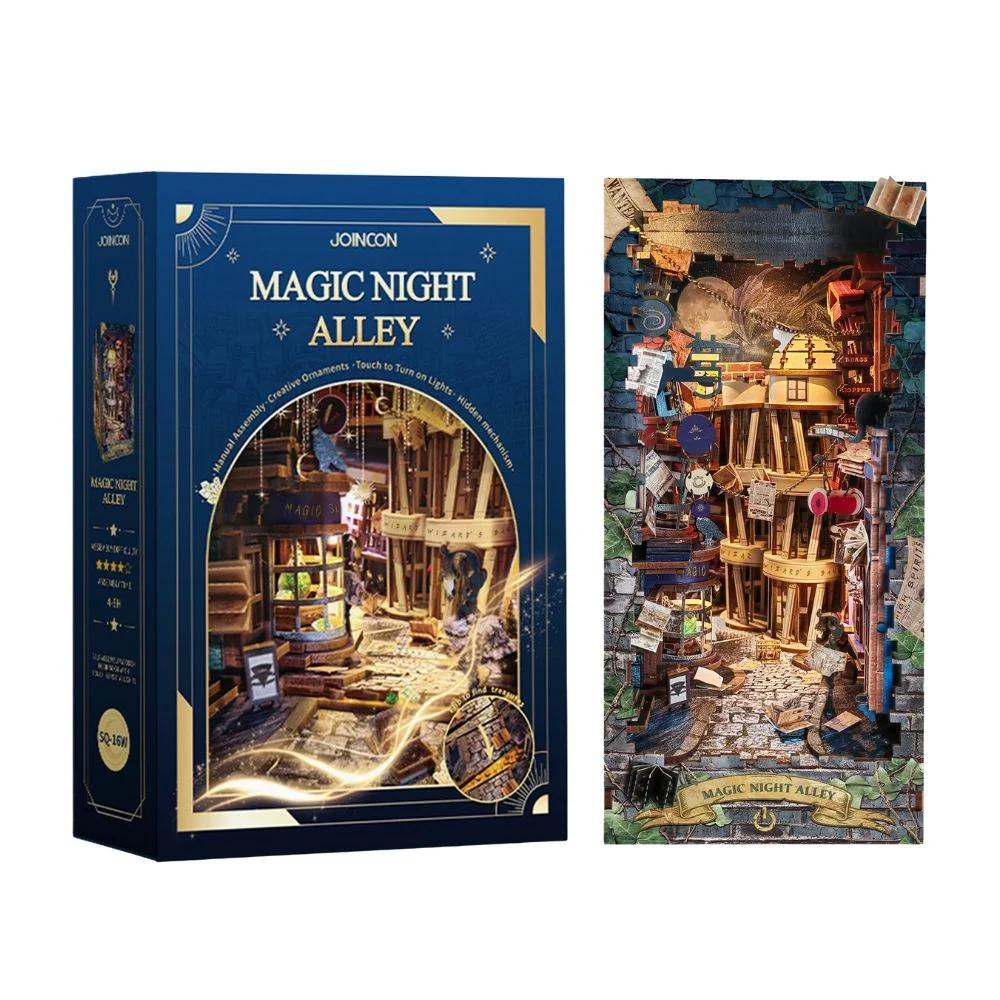 DIY Book Nook Kit - Magic Night Alley - Image 8