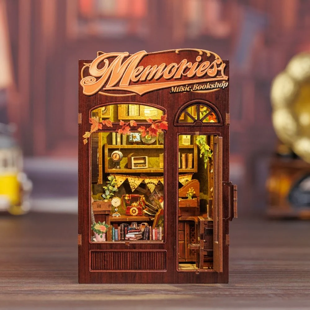 DIY Book Nook Kit - Memories Music Bookshop - Image 5