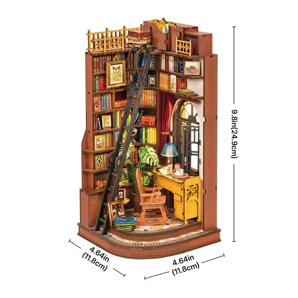 DIY Book Nook kit - Silent Corner Study - Image 11