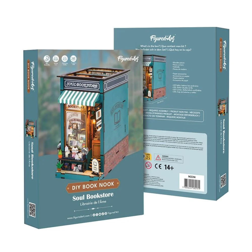 DIY Book Nook Kit - Soul Bookstore - Image 2