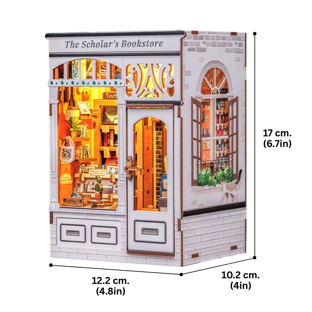 DIY Book Nook Kit - The Scholar's Bookstore - Image 11