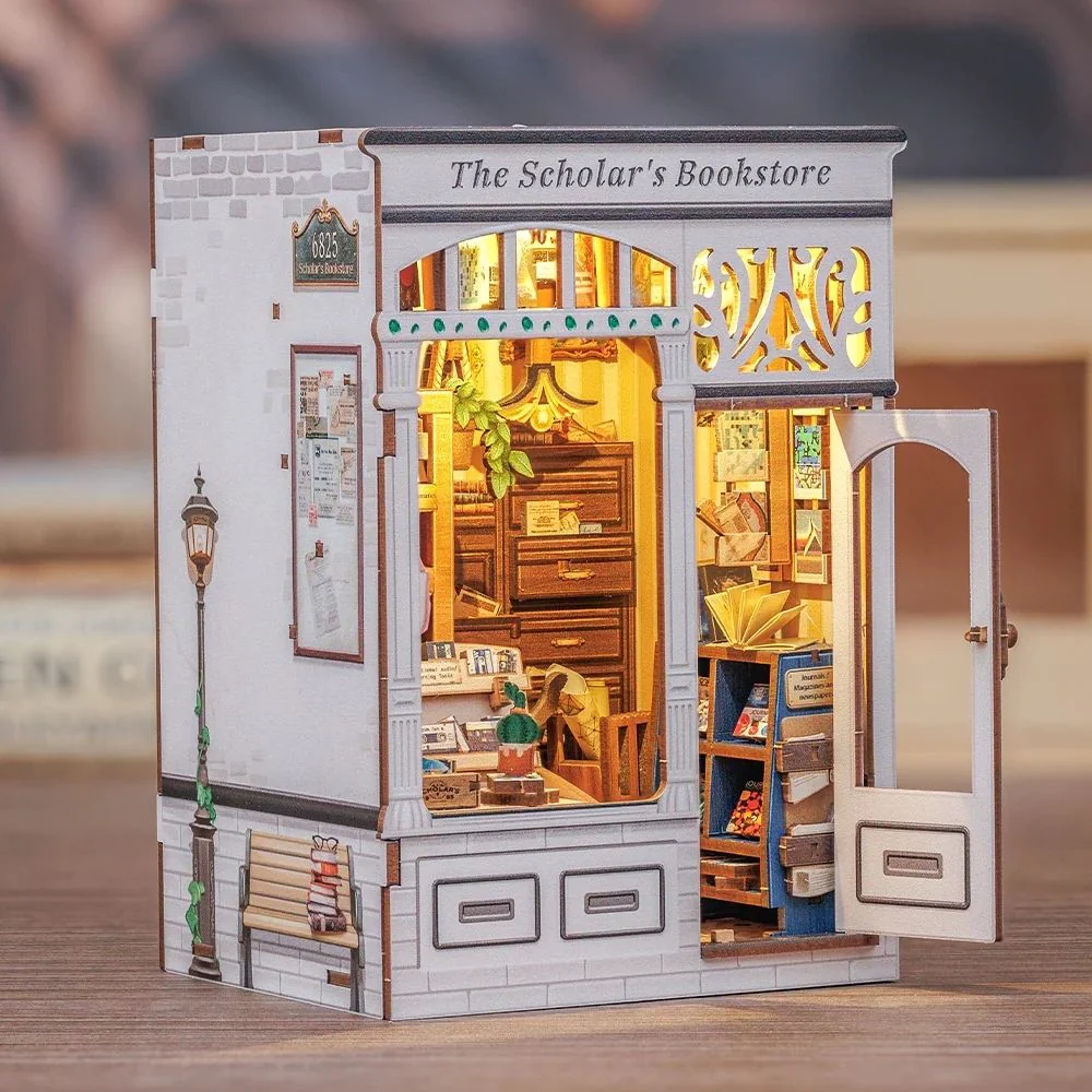 DIY Book Nook Kit - The Scholar's Bookstore - Image 4