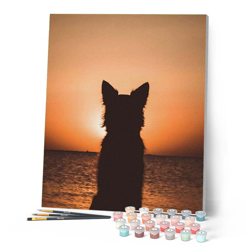Dog and Sunset - Image 2